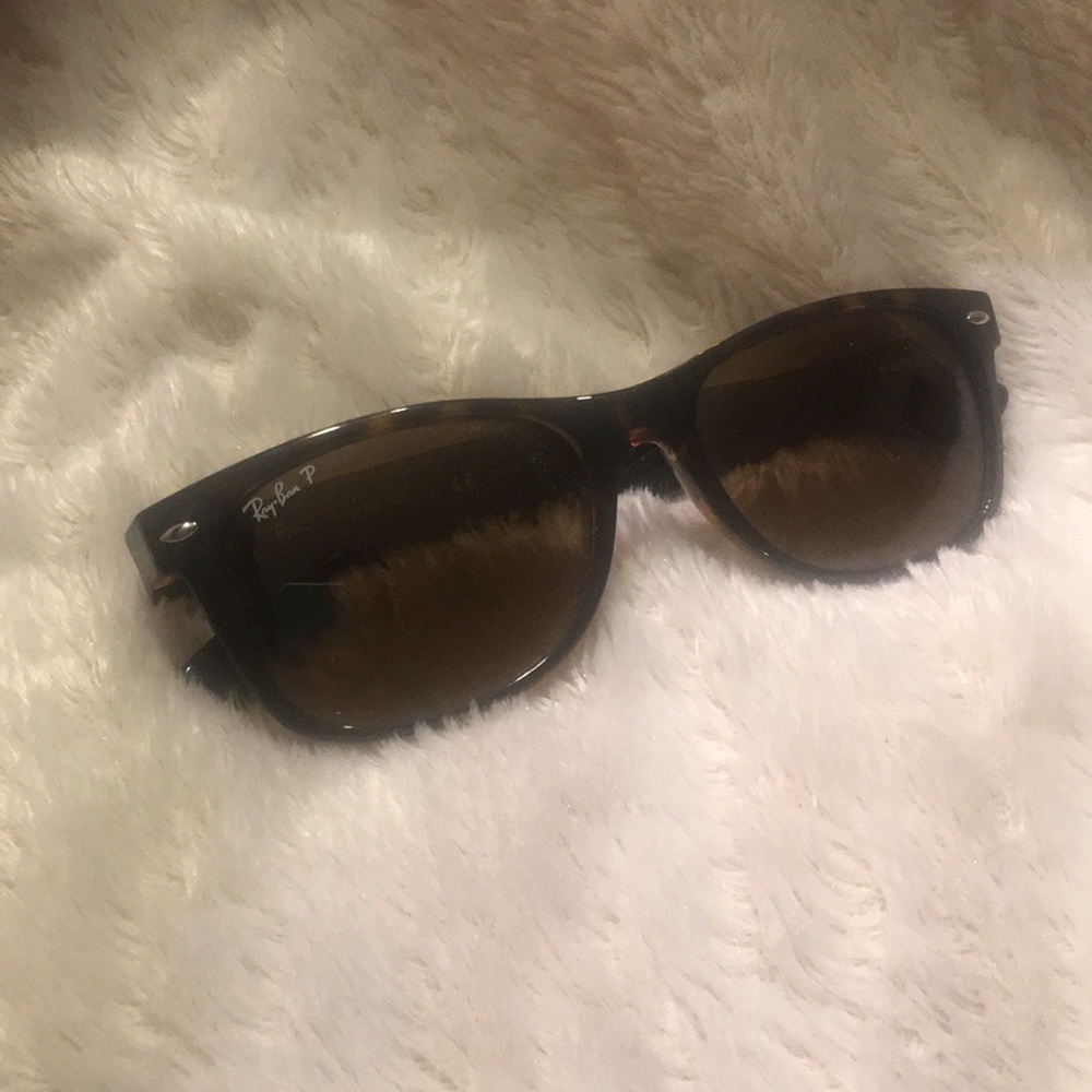Ray Ban polarized new wayfarer 55 Sunglasses